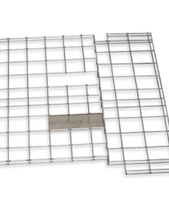 Separating wire mesh fixed ZnAl f/partition mov Filia 18 V15